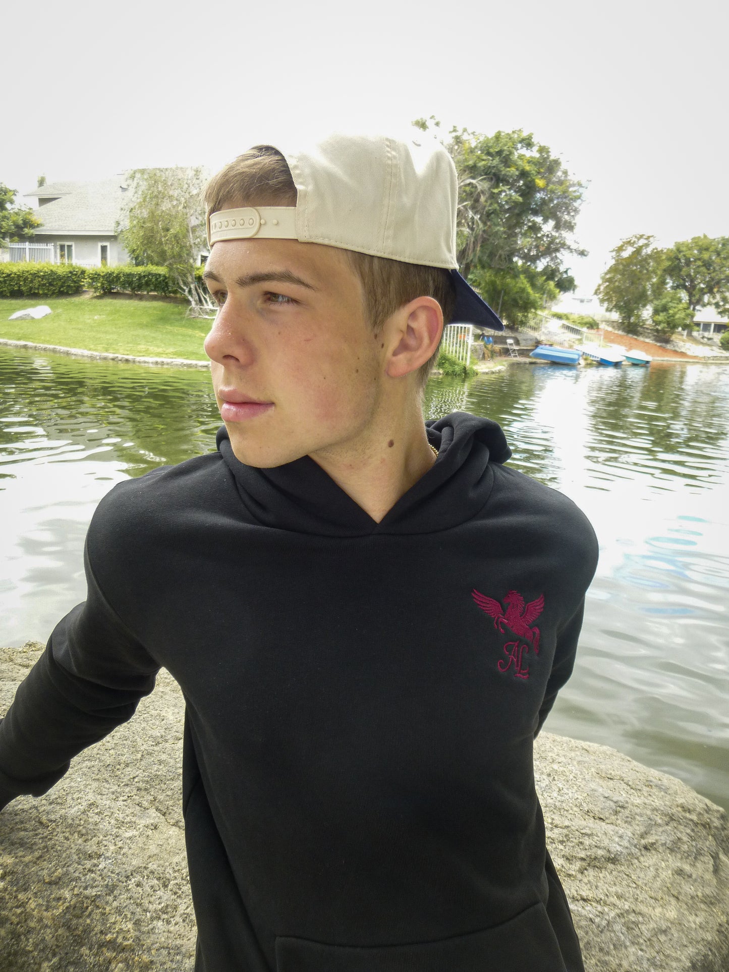 Series-01 Heavyweight Hoodie – Midnight Black